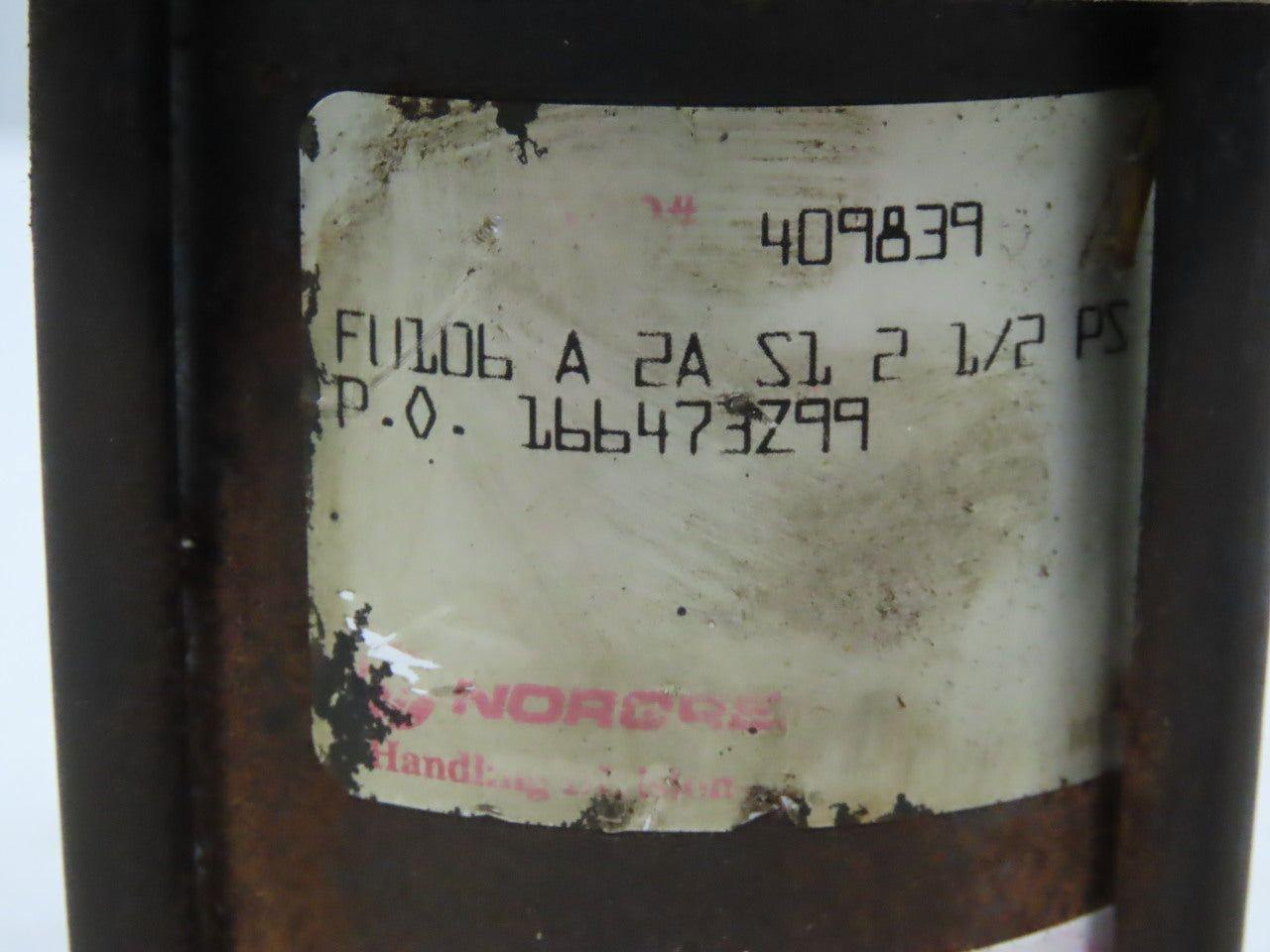 Norgren FU106 A 2A S1 2 1/2 Pneumatic Power Clamp 2-1/2" Stroke 14