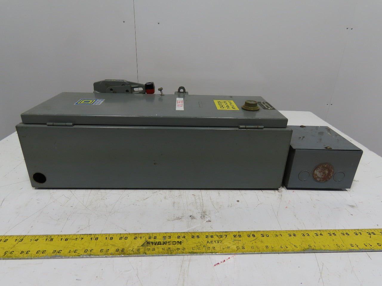 Square D 8538 SCG14 Single Throw Fusible Disconnect Safety SwitchW/Motor Starter