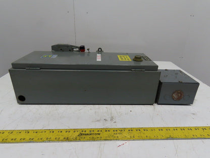 Square D 8538 SCG14 Single Throw Fusible Disconnect Safety SwitchW/Motor Starter
