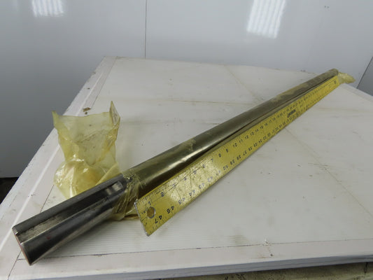 1-15/16" Diameter x 57" Long Steel Axle/Fan Shaft W/Double 1/2" Key Way