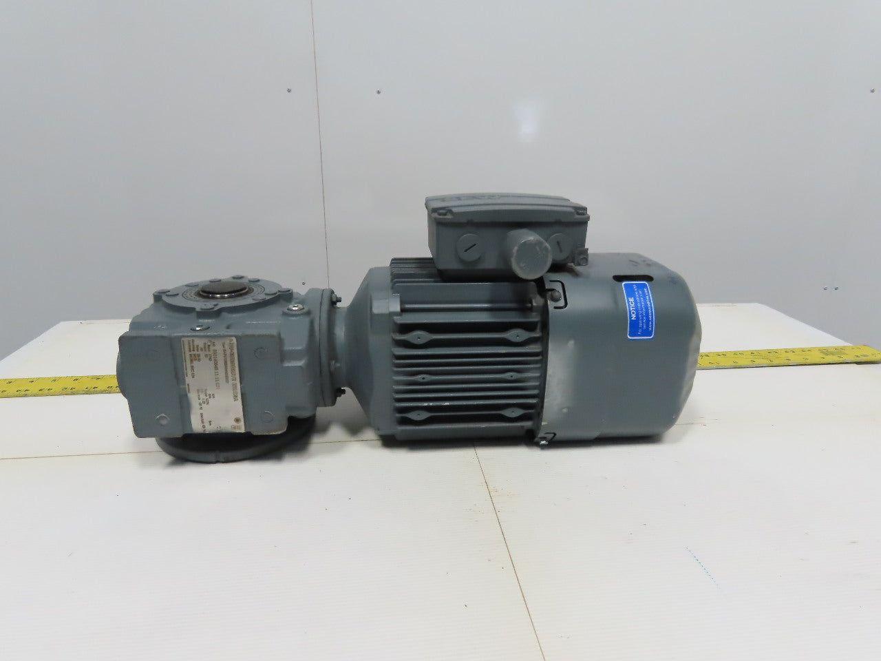 Sew DRE90M4BE2HF 29:1 Ratio 60RPM 1.5Hp 230/460V 3Ph Right Hand Gearmotor