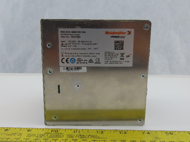 Weidmuller PRO ECO Power Supply 480W24V 20A DIN Rail Mount