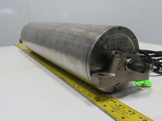 Van Der Graaf TM160B30-475Z 25-1/2" W 460V 3Ph 102FPM Power Drum Conveyor Roller