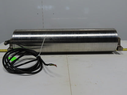 Van Der Graaf TM160B30-475Z 25-1/2" W 460V 3Ph 102FPM Power Drum Conveyor Roller