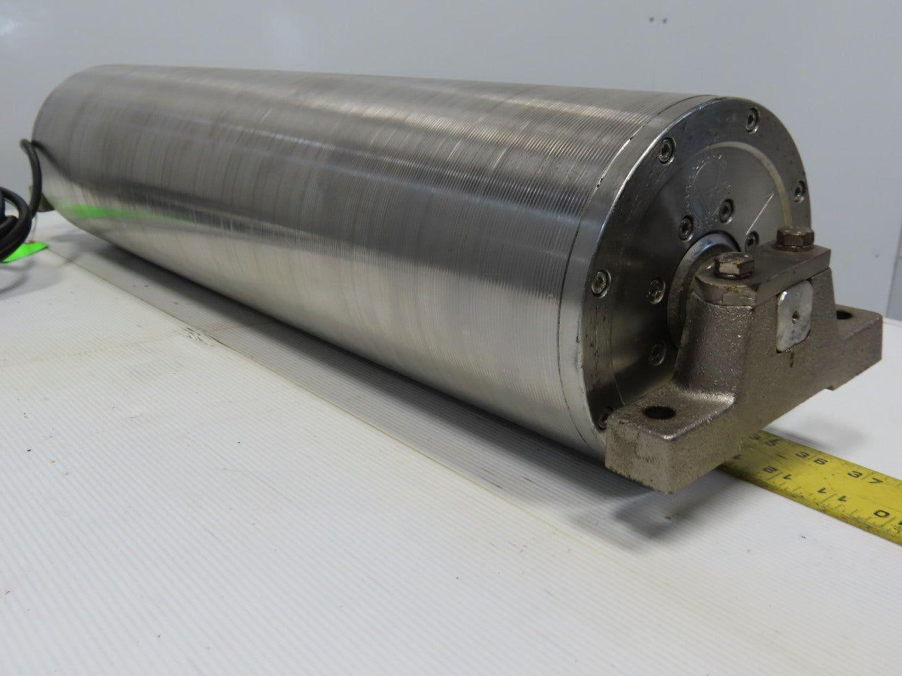Van Der Graaf TM160B30-475Z 25-1/2" W 460V 3Ph 102FPM Power Drum Conveyor Roller