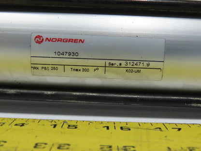 Norgren 1047930 Independent Rods Double Pneumatic Cylinder 2-1/2x18 & 2-1/2x18