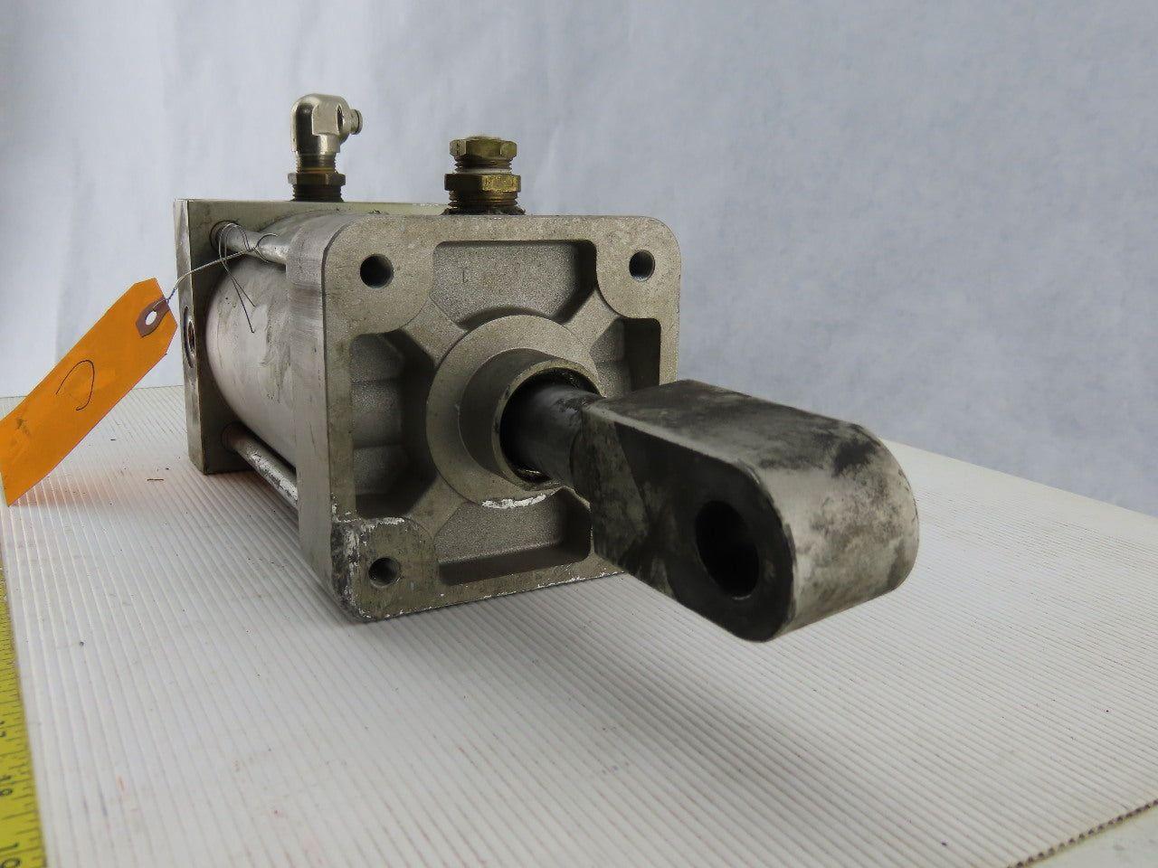 SMC NCA1J400-0400 Air Pneumatic Cylinder 4" Bore 4" Stroke 250 PSI