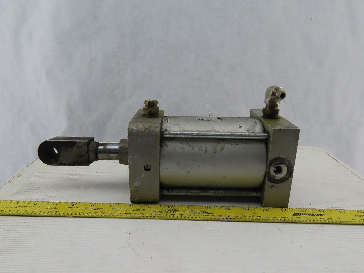 SMC NCA1J400-0400 Air Pneumatic Cylinder 4" Bore 4" Stroke 250 PSI