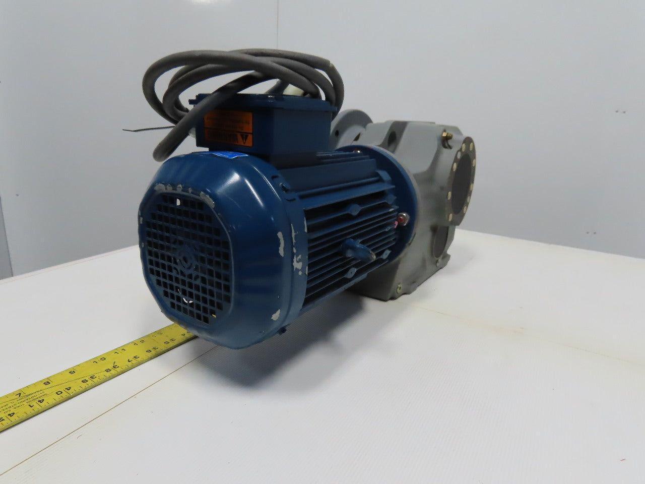 Sew KF77DRE100LC4/DH 73.99:1 Ratio 24RPM 5Hp 230/460V Left Hand Gearmotor