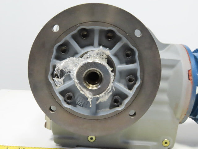 Sew KF77DRE100LC4/DH 73.99:1 Ratio 24RPM 5Hp 230/460V Left Hand Gearmotor