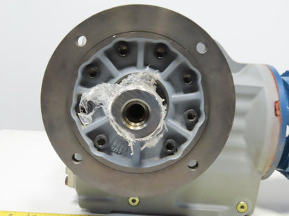 Sew KF77DRE100LC4/DH 73.99:1 Ratio 24RPM 5Hp 230/460V Left Hand Gearmotor