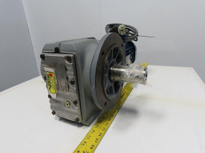 Sew KF77DRE100LC4/DH 73.99:1 Ratio 24RPM 5Hp 230/460V Left Hand Gearmotor