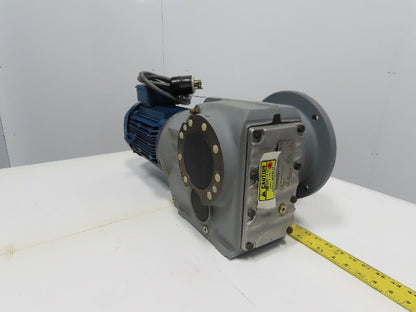 Sew KF77DRE100LC4/DH 73.99:1 Ratio 24RPM 5Hp 230/460V Left Hand Gearmotor
