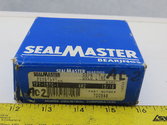 Sealmaster TFT15TC-1 Two Bolt Flange Ball Bearing 15/16"