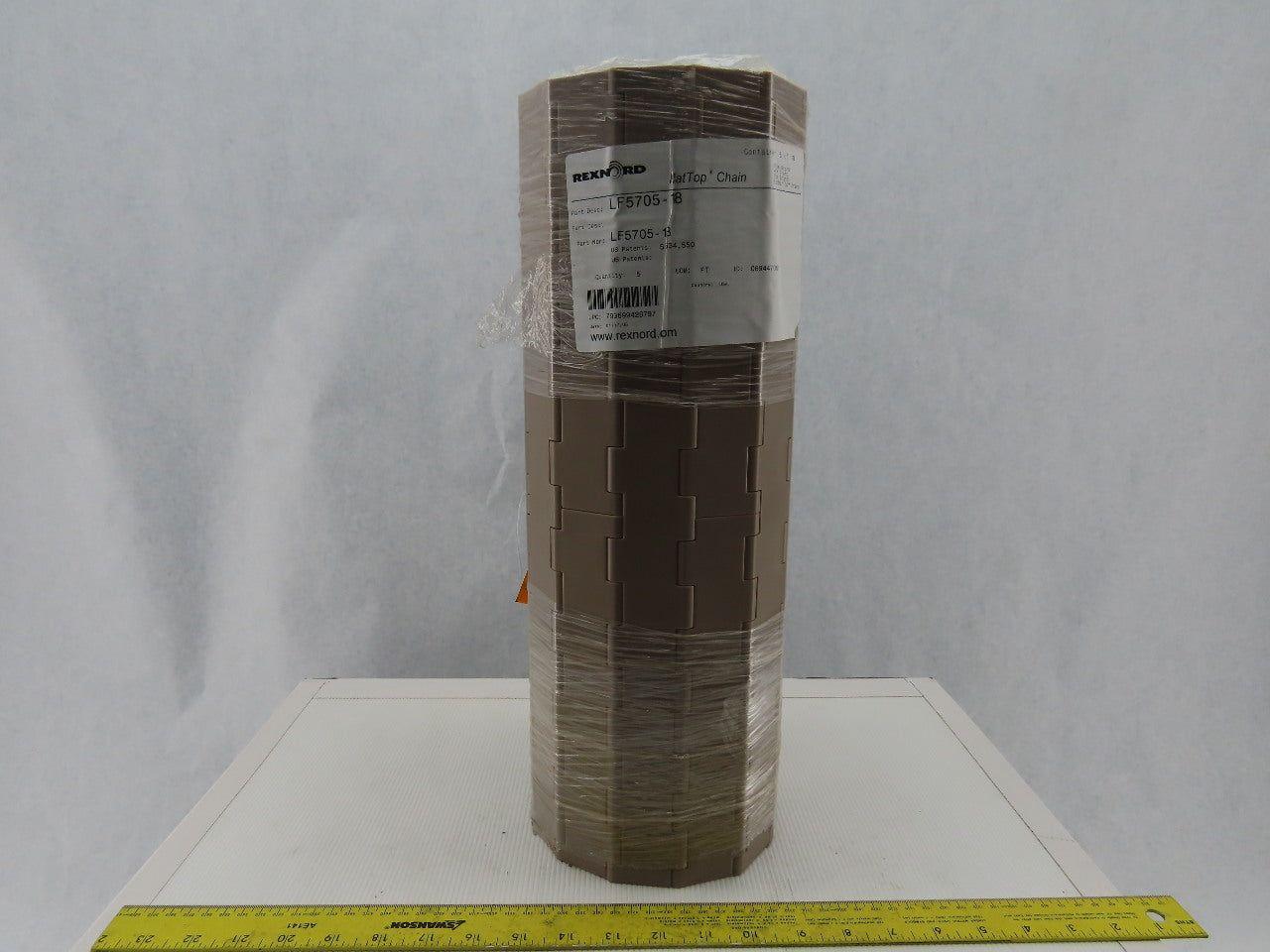 Rexnord LF5705-18 Mat Top Chain Poly Conveyor Belt 18"x 60"