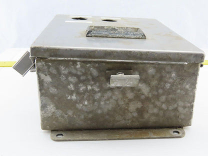 Hoffman Wall Mount Electrical Enclosure JIC 10"x 8"x 4" Stainless Steel