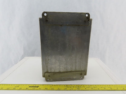 Hoffman Wall Mount Electrical Enclosure JIC 10"x 8"x 4" Stainless Steel