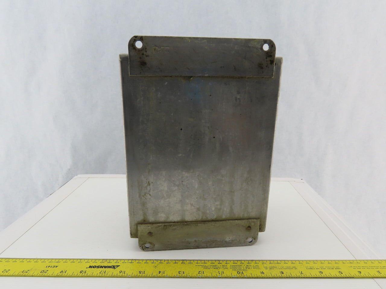 Hoffman Wall Mount Electrical Enclosure JIC 10"x 8"x 4" Stainless Steel