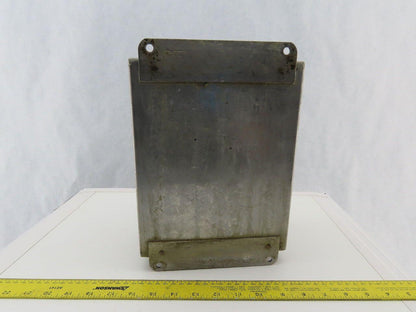 Hoffman Wall Mount Electrical Enclosure JIC 10"x 8"x 4" Stainless Steel