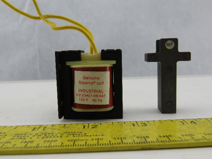 Stearns 4-2-02360 FMC Pull Solenoid Coil 120V 60Hz 4-2-23401-06-047