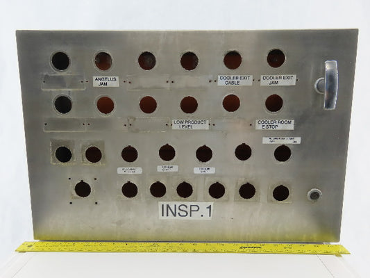 16" x 24" x 6" Stainless Steel Electrical Enclosure W/Back Plate