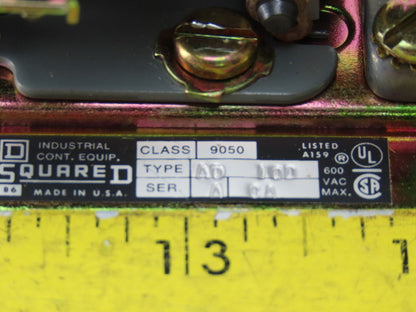 Square D AO10DV02 AC Pneumatic Timing Relay 600V 1N.O 1N.C