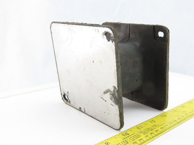 4-3/4" x 4-3/4" x 3-3/4" Rubber Isolation Vibratory Shaker Base