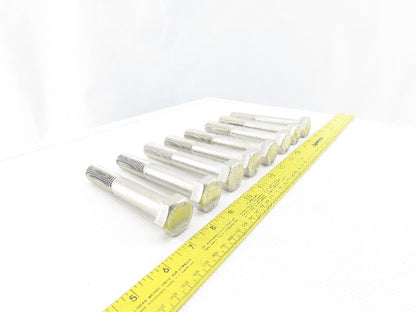 3/4-10 x 5" Hex Head Stainless Steel Bolts Lot OF 8