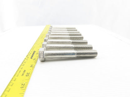 3/4-10 x 5" Hex Head Stainless Steel Bolts Lot OF 8