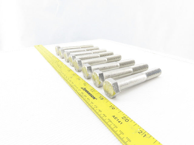 3/4-10 x 5" Hex Head Stainless Steel Bolts Lot OF 8
