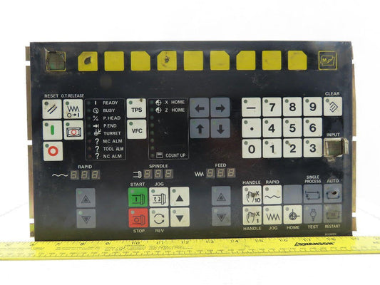 Mitsubishi KS-YZ-17B-1 Operator Interface Panel From a Mazak 0T20N UNI CNC