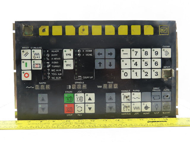 Mitsubishi KS-YZ-17B-1 Operator Interface Panel From a Mazak 0T20N UNI CNC