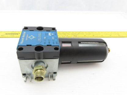 Rexroth Mecman 5351220810 FIL C15i Pneumatic Air Filter 12 Bar max. 1/4"-18