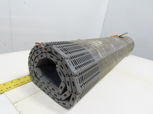 Intralox Ser 400 Gray Polypropylene Flush Grid W/Slidelox Conveyor 48.1" x 60"