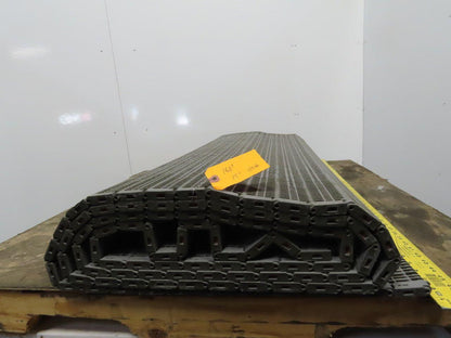 Intralox Ser 400 Gray Polypropylene Flush Grid W/Slidelox Conveyor 48.1" x 15'