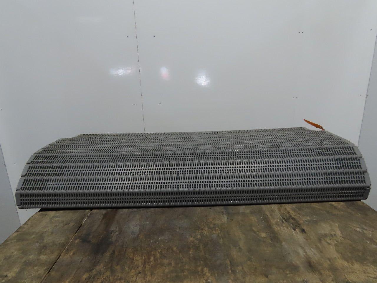 Intralox Ser 400 Gray Polypropylene Flush Grid W/Slidelox Conveyor 48.1" x 15'