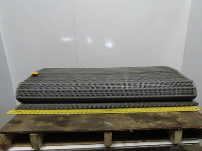 Intralox Ser 400 Gray Polypropylene Flush Grid W/Slidelox Conveyor 48.1" x 15'