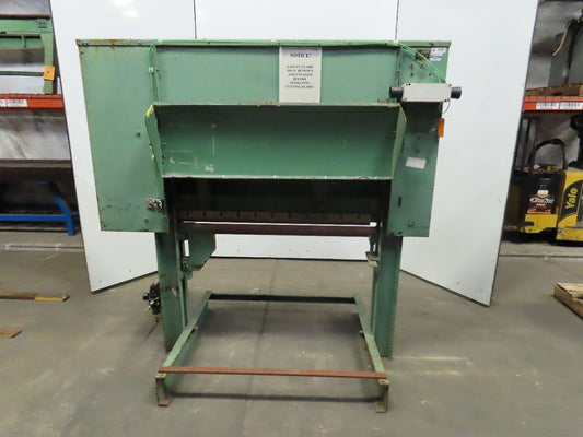 Mellon Eng. 16x36 41" Pneumatic Swing Cut-Off Shear 6-1/2" Stroke