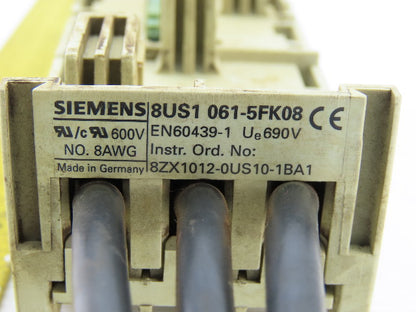 SIemens 
Siemens 8US1-061-5FK08 Busbar Adapter 600V NO. 8AWG
