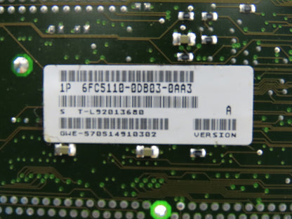 Siemens 6FC5110-0DB03-0AA3 PC Board Sinumerik CPU MMC