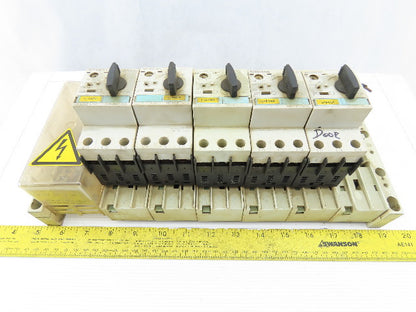 Siemens 3RV1421-1JA10 Circuit Breaker W/Adapter Plug 8US1 051-5DJ07 Assy.