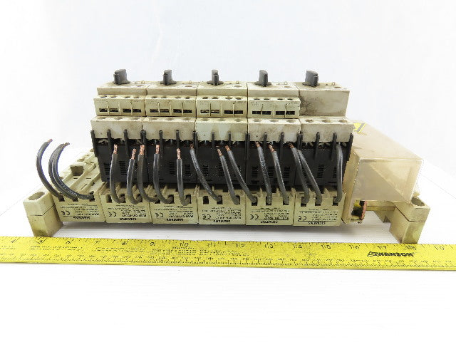 Siemens 3RV1421-1JA10 Circuit Breaker W/Adapter Plug 8US1 051-5DJ07 Assy.