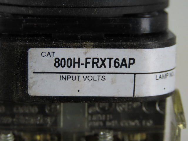 Allen Bradley 800H-FRX6AP/F E-Stop Twist Release 2N.O Series F