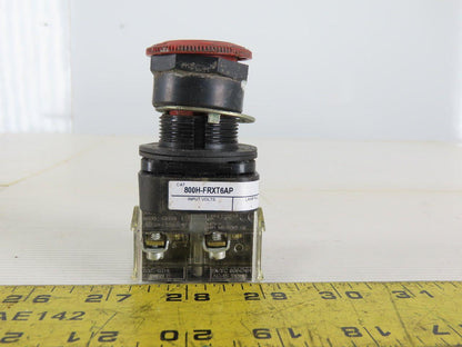 Allen Bradley 800H-FRX6AP/F E-Stop Twist Release 2N.O Series F