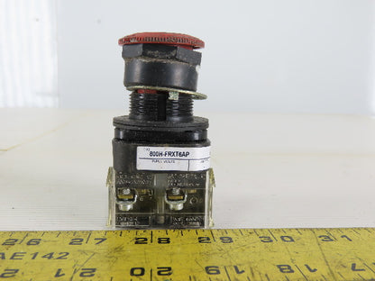 Allen Bradley 800H-FRX6AP/F E-Stop Twist Release 2N.O Series F