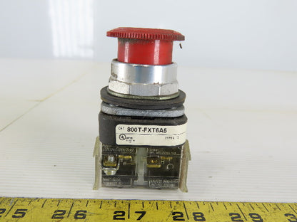 Allen Bradley 800H-FRX6AP/T E-Stop Twist Release 2 N.O Series T