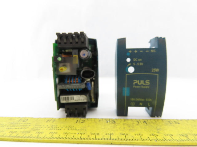 Puls ML50.102 Industrial Grade Power Supply AC/DC 100-240V 1.0A DIN Rail Mount