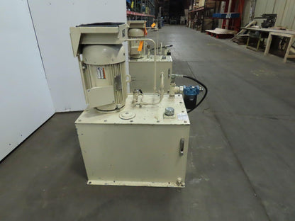 Vickers PVQ40 20HP 90 Gal. Hydraulic Power Unit Heat Exchanger 230/460 3Ph