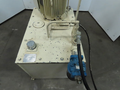 Vickers PVQ40 20HP 90 Gal. Hydraulic Power Unit Heat Exchanger 230/460 3Ph