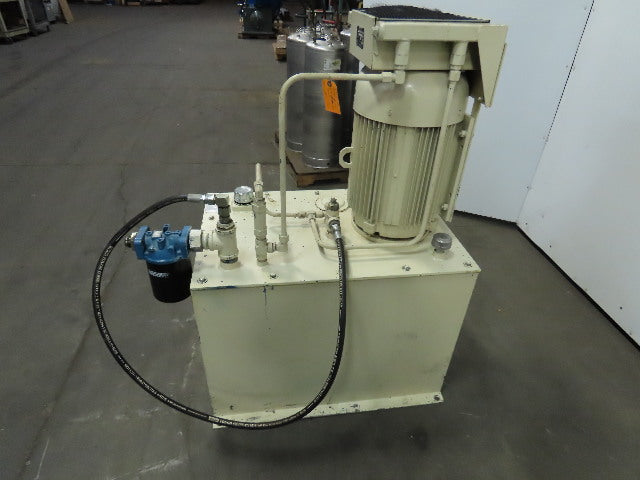Vickers PVQ40 20HP 90 Gal. Hydraulic Power Unit Heat Exchanger 230/460 3Ph